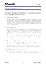 Druckversion PDF - Steuern St. Gallen - Kanton St.Gallen