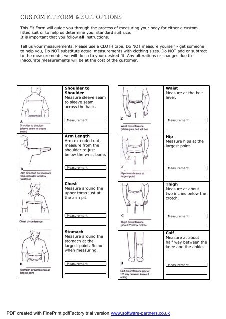 CUSTOM FIT FORM & SUIT OPTIONS - DS Racewear