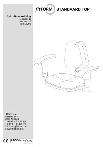 050606_handleiding Standaard top v1.6 - IDN Products