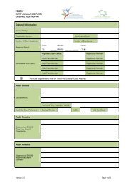 External EHSMS Audit Report - Form F