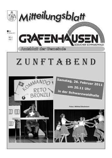 ZUNFTABEND - Gemeinde Grafenhausen