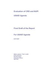 USAID Evaluation Uganda Final Report - Channel Research