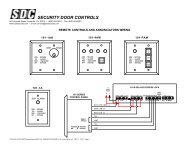 Visio-INST-D.E. Annunciators.vsd - SDC Security Door Controls