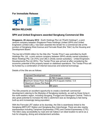 Attachment 1 - Singapore Press Holdings - Investor Relations