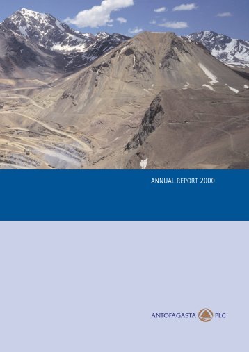 Annual Report 2000 in PDF - Antofagasta plc