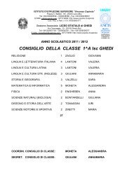 2011-2012 CONSIGLI DI CLASSE GHEDI - Popolis