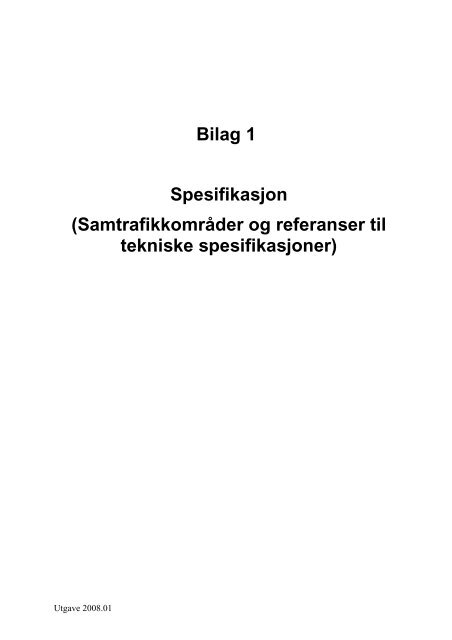 Avtale om samtrafikk versjon 2008.02 - Jara - Telenor