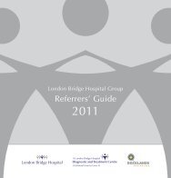 Referrers' Guide - London Bridge Hospital