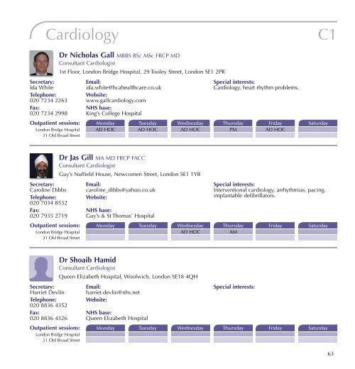 Referrers' Guide - London Bridge Hospital