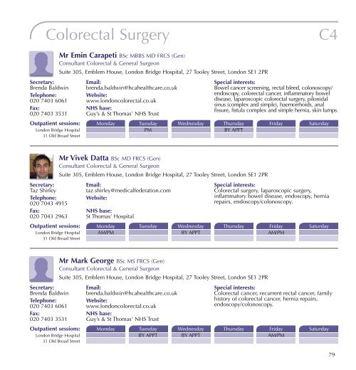 Referrers' Guide - London Bridge Hospital