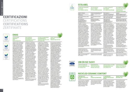 Tavole di riferimento (PDF) - Cotto d'Este