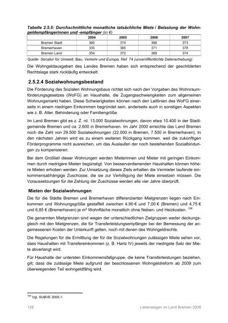 Lebenslagen im Land Bremen Armuts - Bremische Bürgerschaft