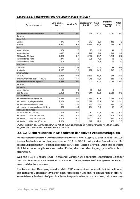 Lebenslagen im Land Bremen Armuts - Bremische Bürgerschaft