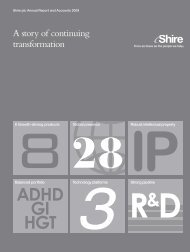 7817 Annual Report 2009.qxd - Shire