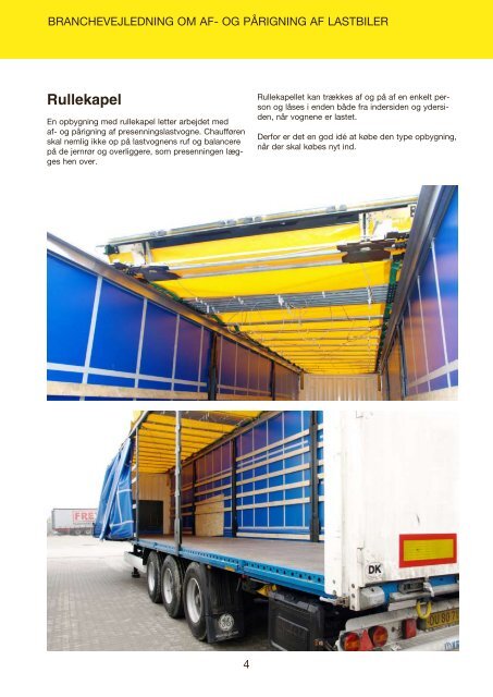 Af- og pÃ¥rigning af lastbiler - BAR transport og engros