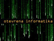 Prezentace (PDF dokument) - OtevÅenÃ¡ informatika