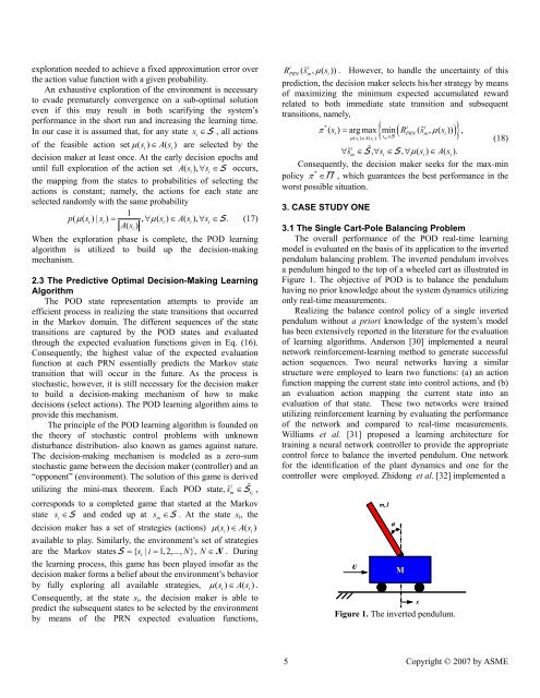 A State-Space Representation Model and Learning Algorithm for ...