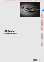 LM Guide THK - Industrial Technologies