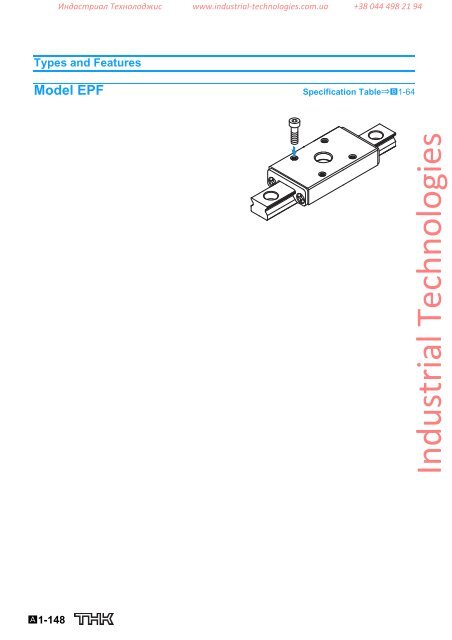 LM Guide THK - Industrial Technologies