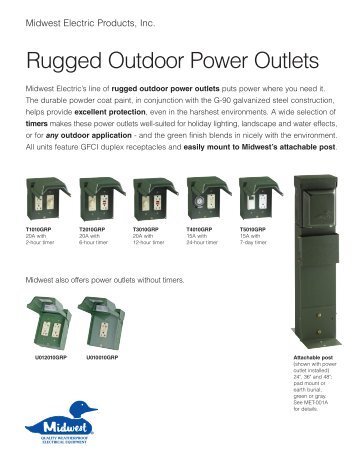 Rugged Outdoor Power Outlets - Theovine