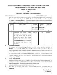 Tender Notice for Project Management/Supervision and ... - EPCO