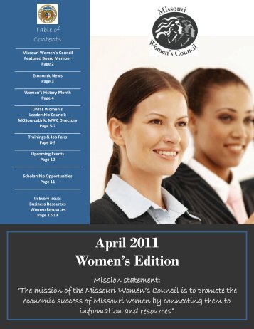 September 2010 Women's Edition April 2011 Women's Edition
