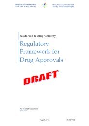 Regulatory Framework for Drug Approvals