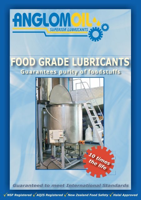 Anglomoil Food Brochure - Lube Control