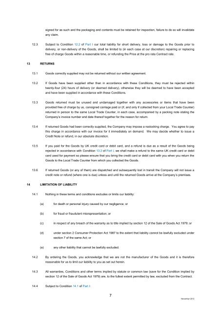 Newey & Eyre Websites Terms and Conditions of Trading - WF Senate