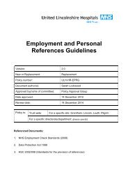 Employment and Personal References Guidelines