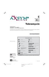 Tobramycin - ILEX Medical Systems