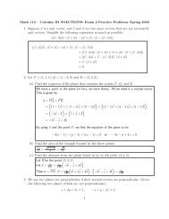 Solutions to Exam 2 Practice Problems