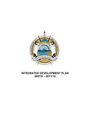 Maletswai LM IDP May07.pdf - Provincial Spatial Development plan