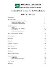 Combined Cycle Systems - Universal: Acoustic Silencers