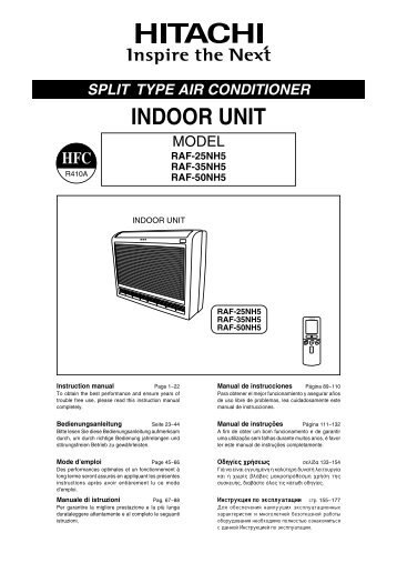 INDOOR UNIT - Hitachi