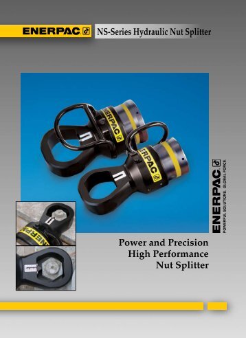 NS-Series High Performance Nut Splitters - Norman Equipment Co.