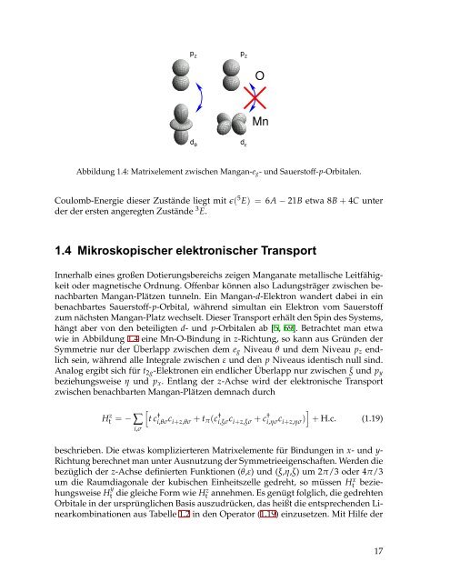 Theoretische Untersuchung magnetoresistiver Manganate