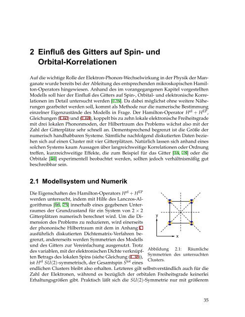 Theoretische Untersuchung magnetoresistiver Manganate