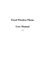 GSM Fixed Wireless Phone user's manual - Linksz.net