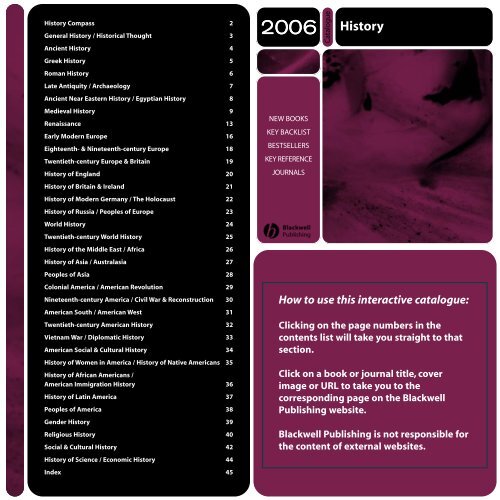 History Catalogue 2006.qxp - Blackwell Publishing