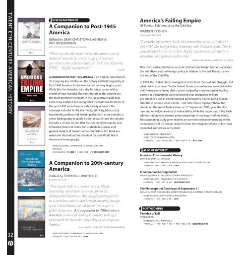 History Catalogue 2006.qxp - Blackwell Publishing