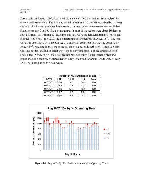 Analysis of 2007 Emissions from Power Plants and Other ... - MARAMA