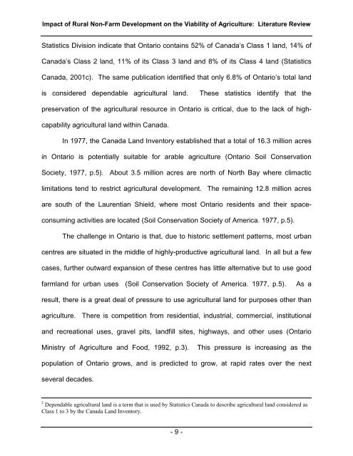 An Assessment of the Impact of Rural Non-Farm Development on ...