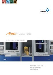 Brochure ALMAC CU 1007 - Tornos