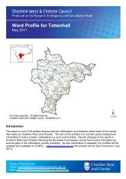 Tattenhall Ward Profile - West Cheshire Together