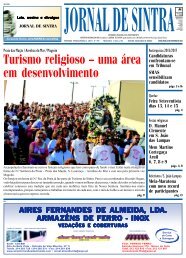 Turismo religioso â uma Ã¡rea em desenvolvimento - Jornal de Sintra