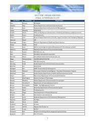 2012 Spring Meeting - Final Attendance List.xlsx - ITRC