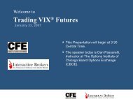 Trading VIX Futures - Interactive Brokers