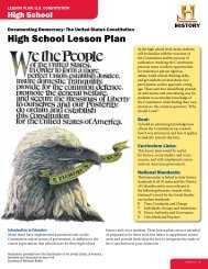 High School Lesson Plan