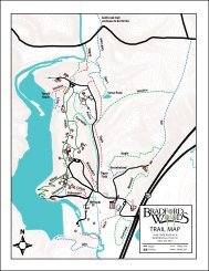 Download the Bradford Woods (South End) Trail Map